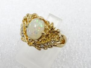 色石　指輪(8号)